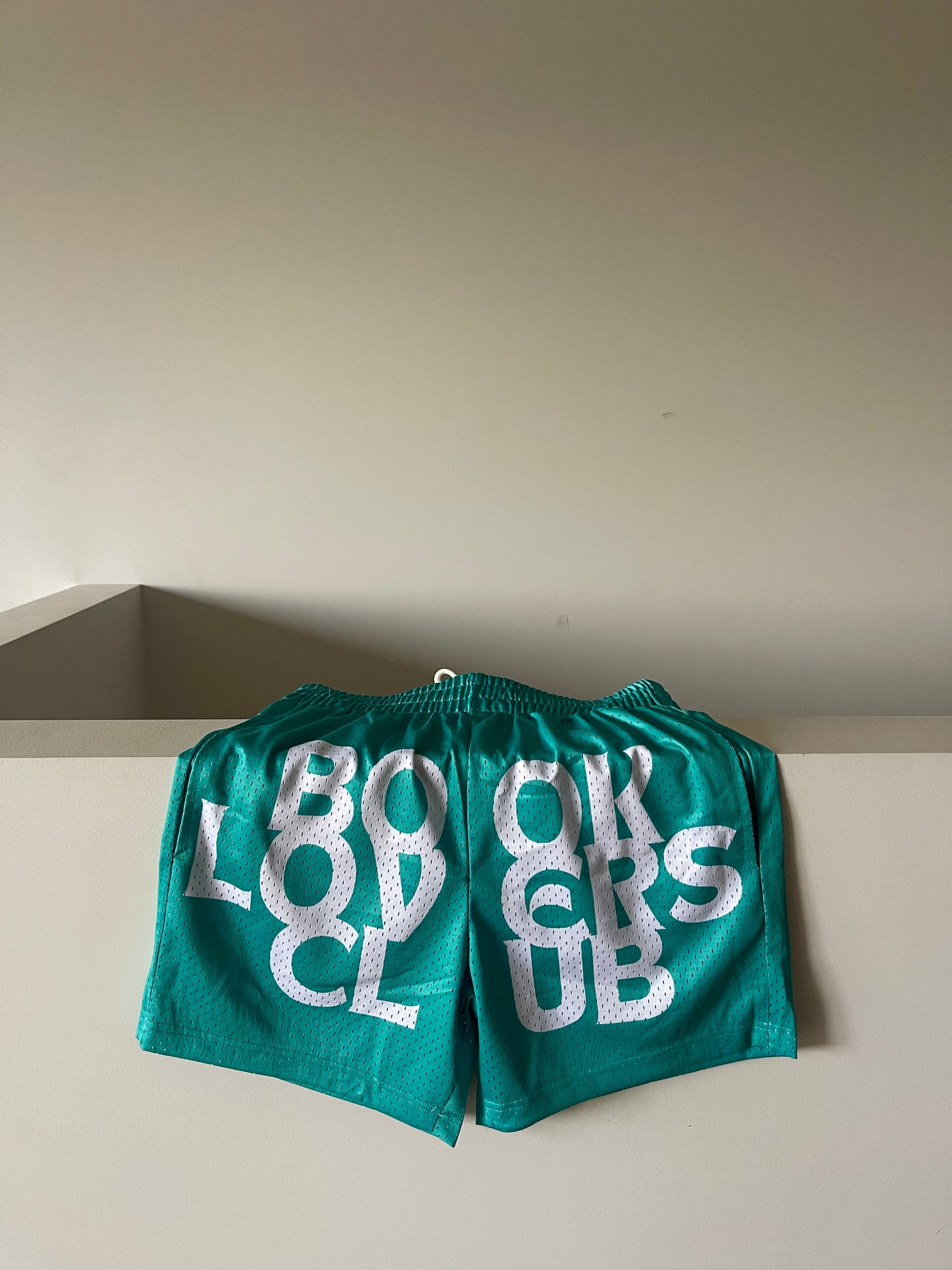 TURQUOISE GREEN BOOK LOVERS CLUB SUMMER SHORTS