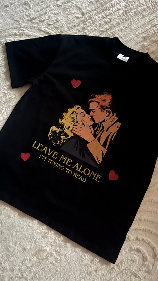 LEAVE ME ALONE SAMPLE TEE (size medium)