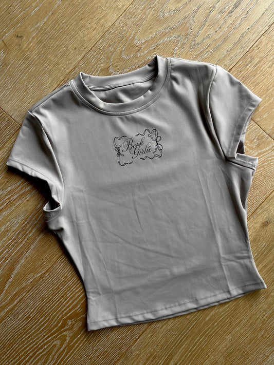 BOOK GIRLIE TEE, ICED COFFEE