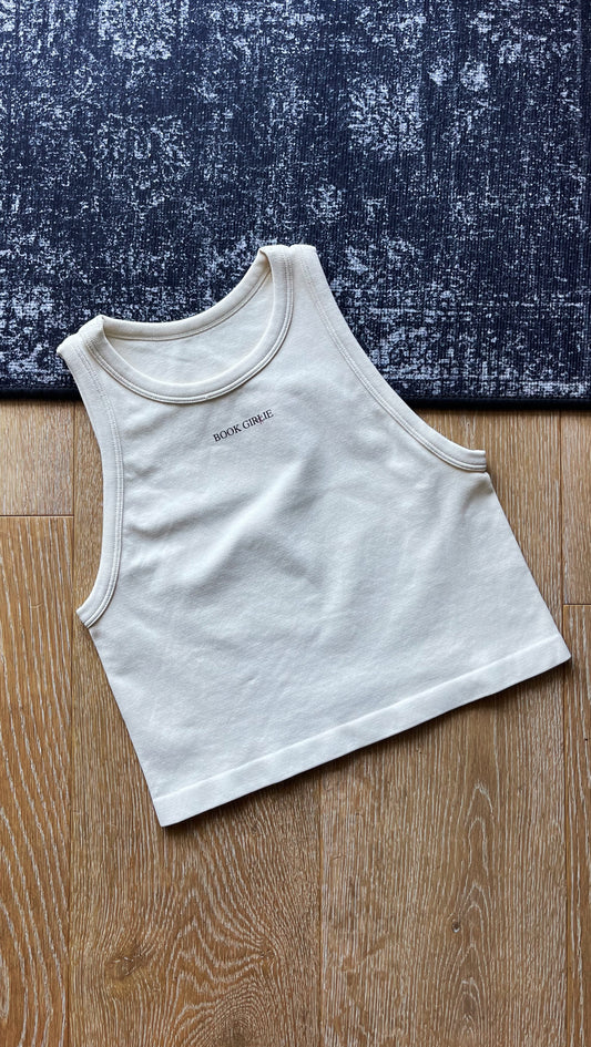BEIGE BOOK GIRLIE TANK