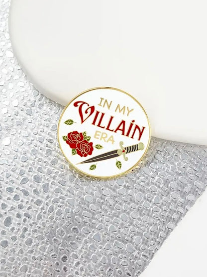 TEAM VILLAIN BOOK PIN
