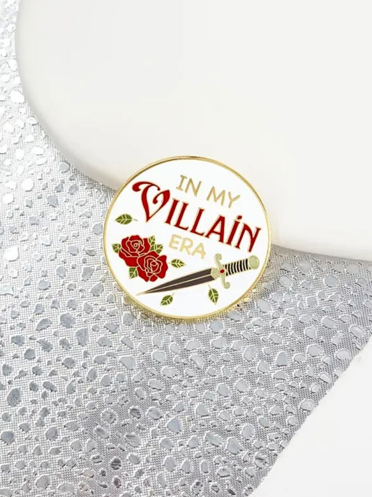 TEAM VILLAIN BOOK PIN