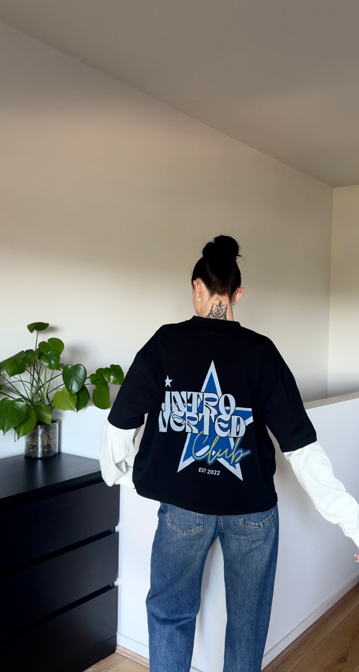 INTROVERTED CLUB CREW NECK LONG SLEEVE