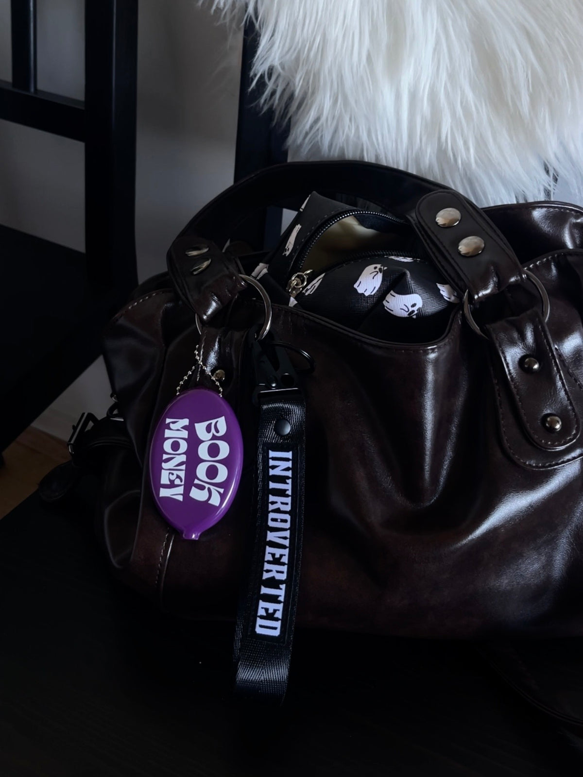 BOOK MONEY COIN PURSE | PLUM