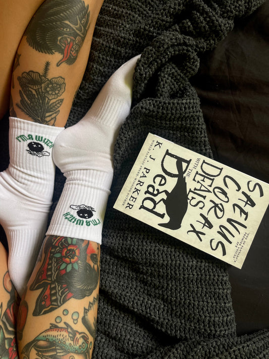 FANTASY READER WITCH SOCKS