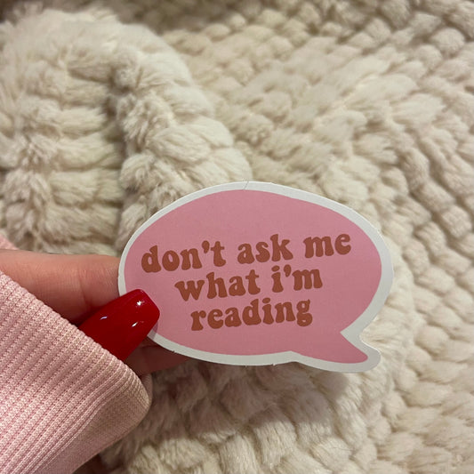 DON’T ASK BOOK STICKER