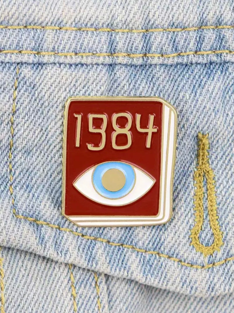 1984 BOOK PIN