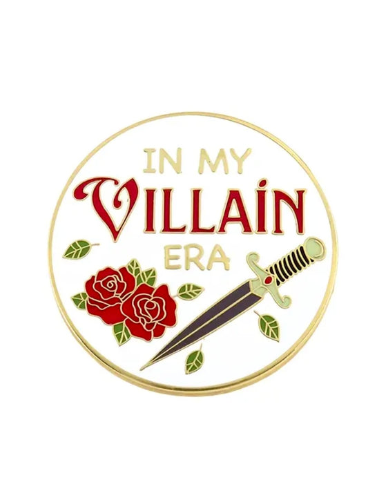 TEAM VILLAIN BOOK PIN