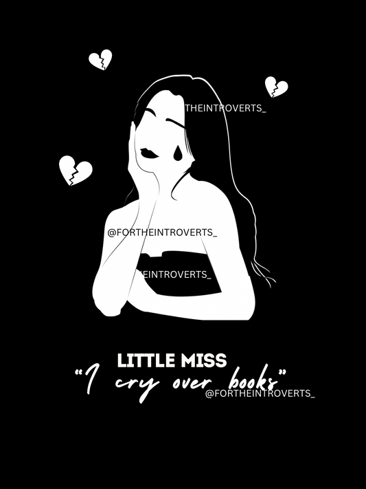 LITTLE MISS CRIES OVER BOOKS KINDLE SCREEN SAVER