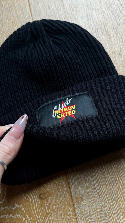 CLUB INTROVERT CHUNKY RIB BEANIE