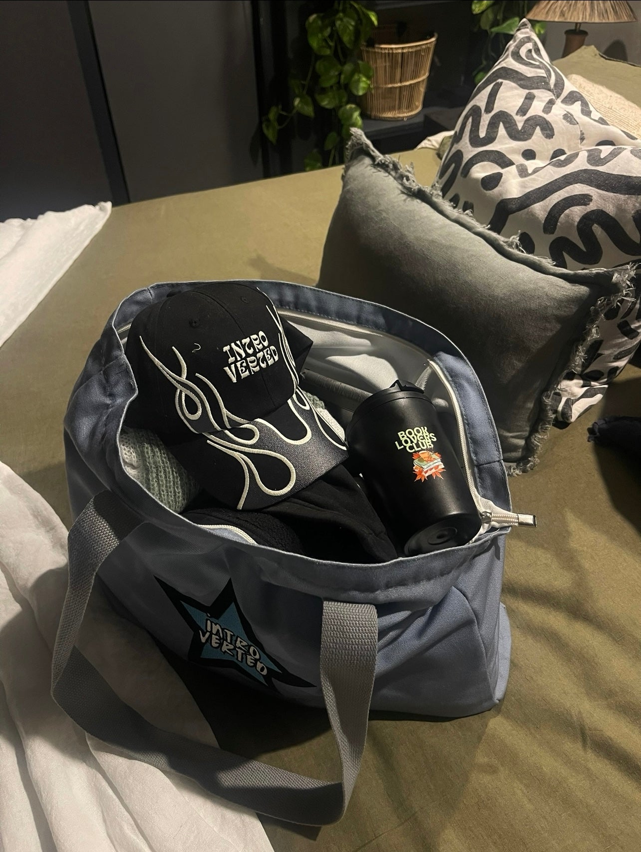 FANTASY READER BOOK BAG, FORREST GREEN