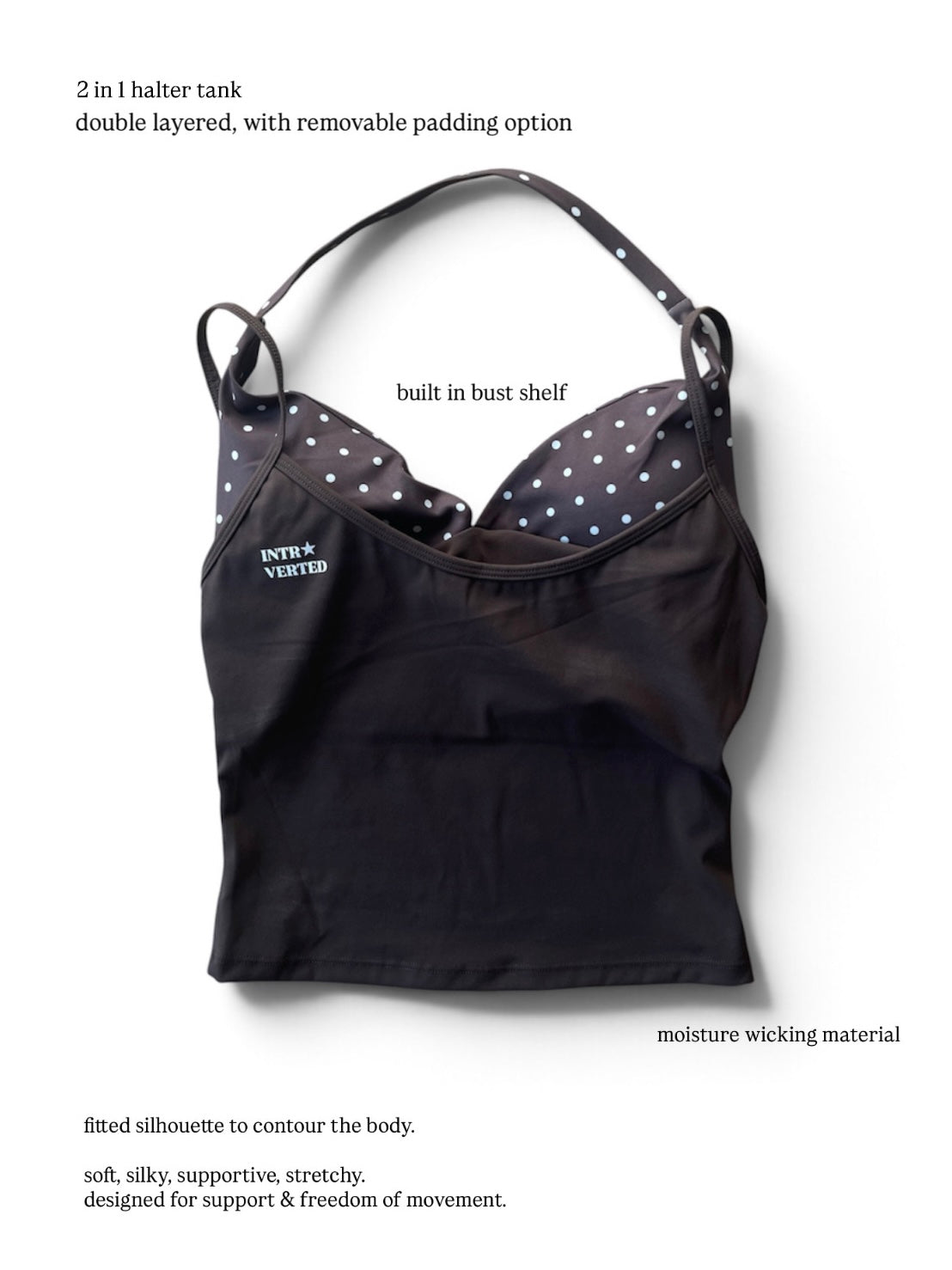 CHOC CHIP 2IN1 HALTER