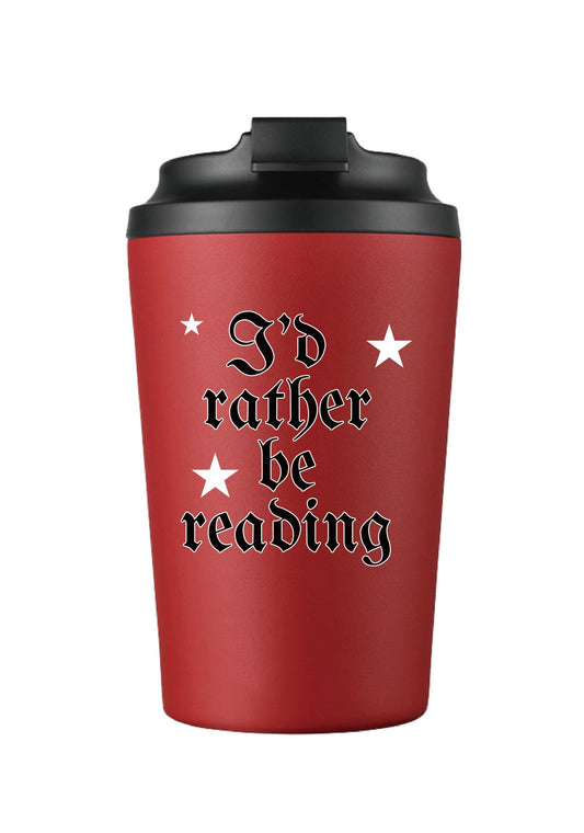 RATHER BE READING REUSABLE COFFEE CUP *preorder only*