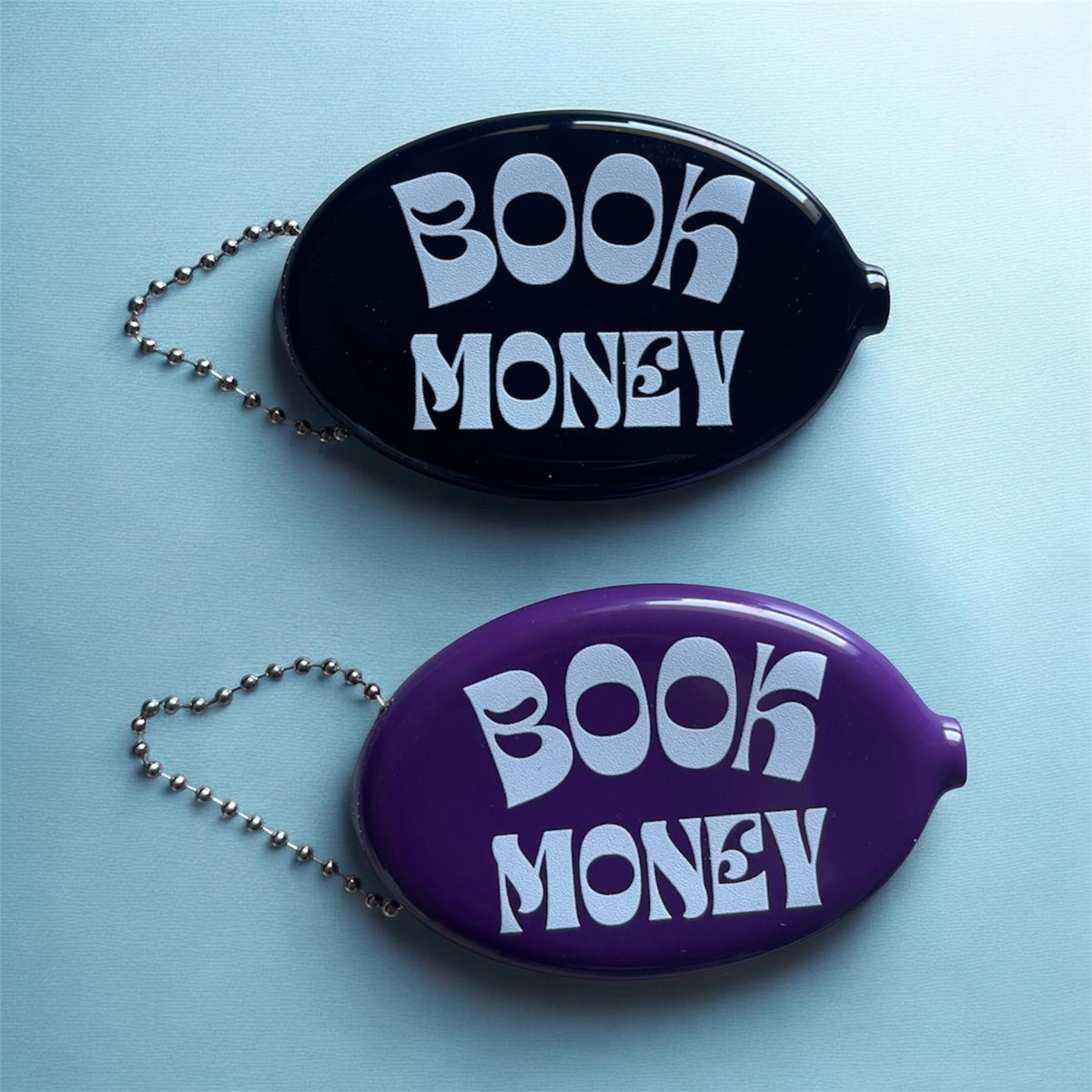 BOOK MONEY COIN PURSE | PLUM